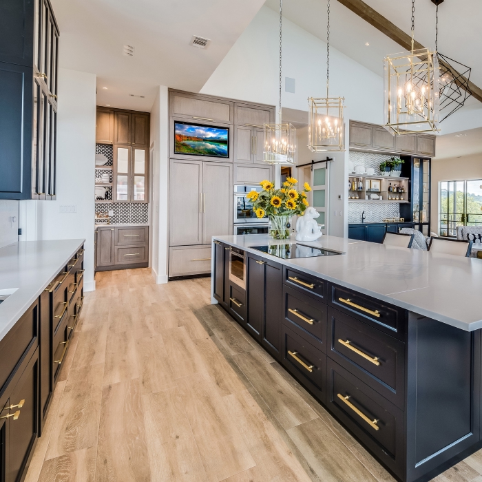 Stunning, modern and open kitchen in new home